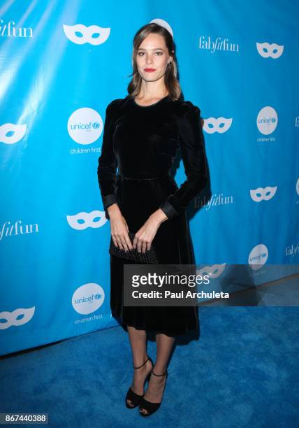 Actress Bailey Noble attends the 5th Annual UNICEF Masquerade Ball at Clifton's Republic on October 27, 2017 in Los Angeles, California.