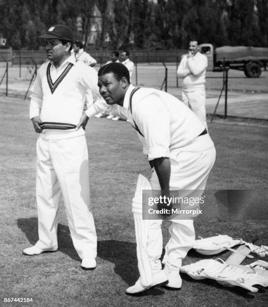 West Indies cricket tour of England 1957, 1st Test, England v West Indies at Edgbaston, Birmingham, played from 30th May to 4th June 1957, 5 day...