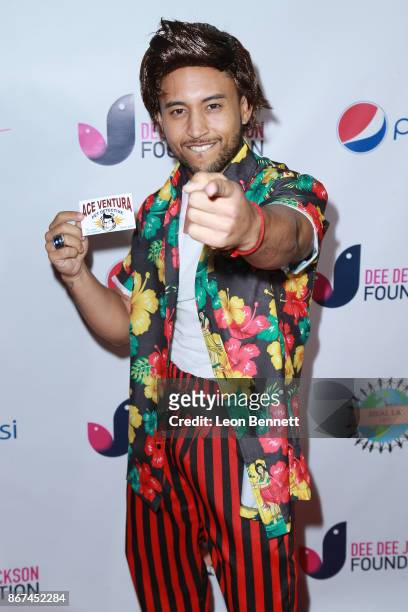 Actor Tahj Mowry attends Prince Jackson's Heal LA And TLK Fusion Present The 2nd Annual Costume For A Cause at Jackson Family Home on October 27,...