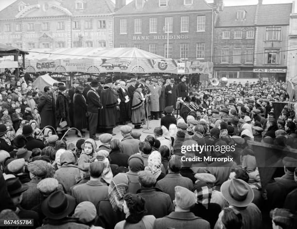 King's Lynn Mart Fair, Norfolk, 15th February 1953.