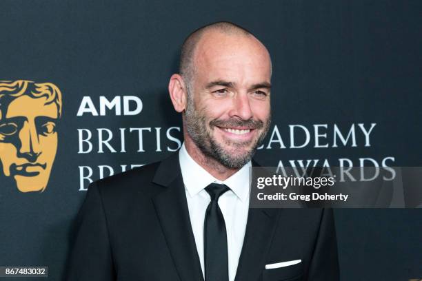 Paul Blackthorne arrives for the 2017 AMD British Academy Britannia Awards Presented by Jaguar Land Rover And American Airlines at The Beverly Hilton...