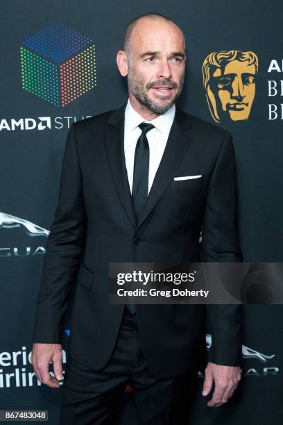 Paul Blackthorne arrives for the 2017 AMD British Academy Britannia Awards Presented by Jaguar Land Rover And American Airlines at The Beverly Hilton...