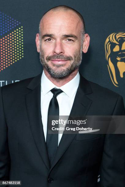 Paul Blackthorne arrives for the 2017 AMD British Academy Britannia Awards Presented by Jaguar Land Rover And American Airlines at The Beverly Hilton...