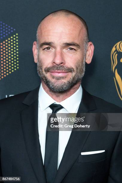 Paul Blackthorne arrives for the 2017 AMD British Academy Britannia Awards Presented by Jaguar Land Rover And American Airlines at The Beverly Hilton...