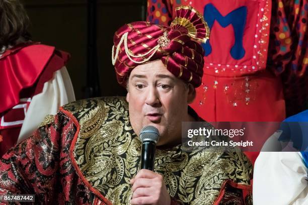 Johnny Vegas during the press launch for Show White and the Seven Dwarfs pantomime at Arthouse Square on October 27, 2017 in Liverpool, England.