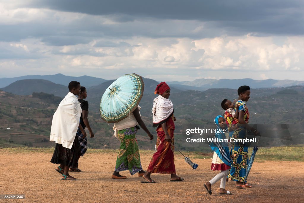 A group of women in the Rwandan countryside. Rwanda is the most... News ...