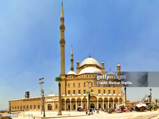 mosque of muhammad ali - cidadela do cairo imagens e fotografias de stock
