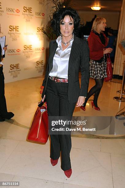Nancy Dell'Ollio attends the SHE Inspiring Women Awards 2009 held at Claridges Hotel on May 08, 2009 in London, England.