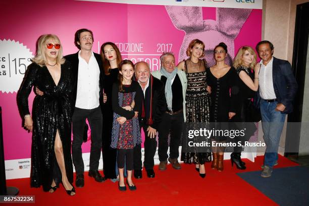 Amanda Lear, Cosimo Messeri, Cristiana Capotondi, Flavia Mattei, Marco Messeri, Giovanni Ludeno, Sergio Bini Bustric, Elena Radonicich, a guest,...