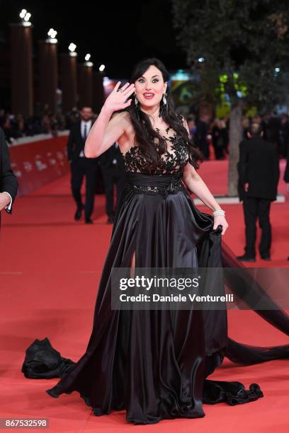 Isabelle Adriani walks a red carpet for 'Stronger' during the 12th Rome Film Fest at Auditorium Parco Della Musica on October 28, 2017 in Rome, Italy.