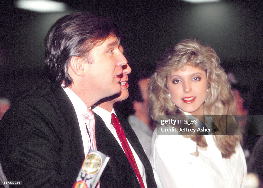 Donald Trump And Marla Maples In Atlantic City