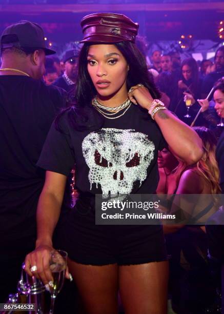 Joseline Hernandez attends Mr Rugs' All Black affair at Gold Room on October 27, 2017 in Atlanta, Georgia.