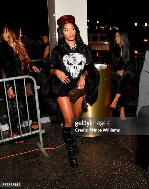 Joseline Hernandez attends Mr Rugs' All Black affair at Gold Room on October 27, 2017 in Atlanta, Georgia.