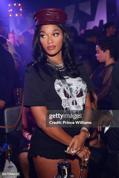 Joseline Hernandez attends Mr Rugs' All Black affair at Gold Room on October 27, 2017 in Atlanta, Georgia.