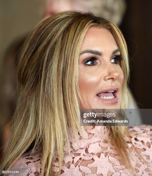 Television personality Eden Sassoon arrives at Peggy Albrecht Friendly House's 28th Annual Awards Luncheon at The Beverly Hilton Hotel on October 28,...