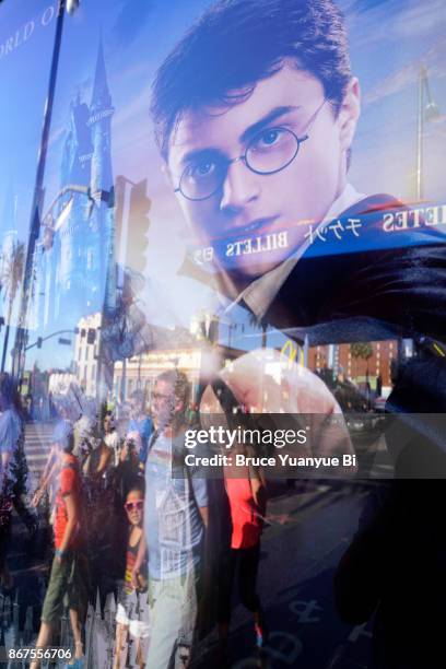 hollywood boulevard - harry potter movie poster stock pictures, royalty-free photos & images