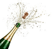 Celebration With Splashes Of Champagne