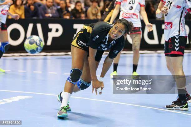 Mabana Ma Fofana of Issy Paris during the Women's French League match between Issy Paris and Brest on October 28, 2017 in Tremblay-en-France, France.