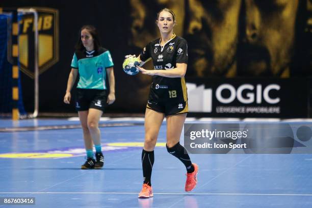 Lois Abbingh of Issy Paris during the Women's French League match between Issy Paris and Brest on October 28, 2017 in Tremblay-en-France, France.