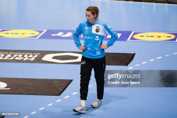 Silje Solberg of Issy Paris during the Women's French League match between Issy Paris and Brest on October 28, 2017 in Tremblay-en-France, France.