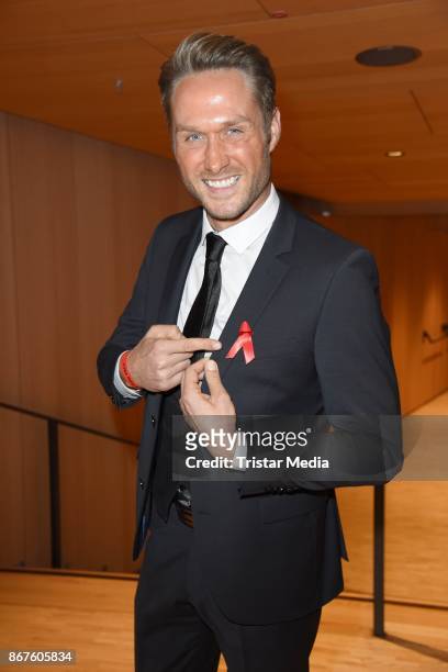 Nico Schwanz attends the 12th Hope Charity Gala at Kulturpalast on October 28, 2017 in Dresden, Germany.