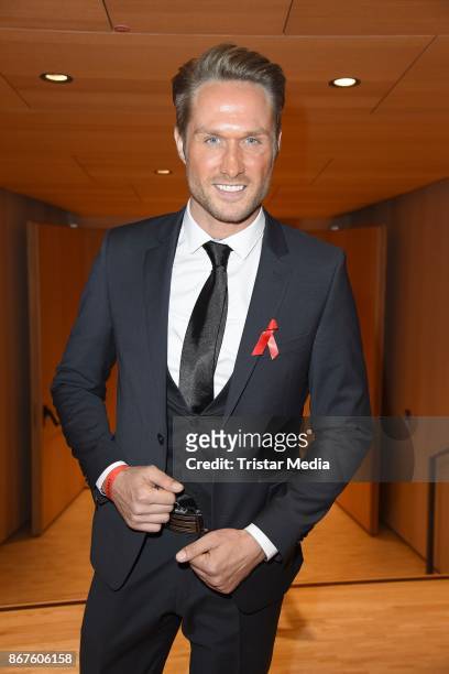 Nico Schwanz attends the 12th Hope Charity Gala at Kulturpalast on October 28, 2017 in Dresden, Germany.