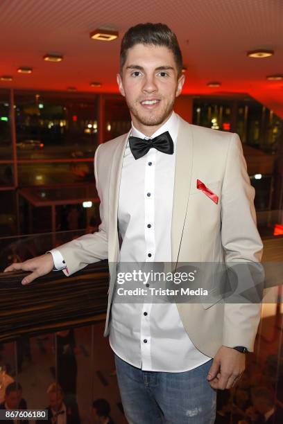 Joey Heindle attends the 12th Hope Charity Gala at Kulturpalast on October 28, 2017 in Dresden, Germany.
