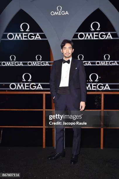 Ryohei Otani attends the OMEGA Aqua Terra at Palazzo Pisani Moretta on October 28, 2017 in Venice, Italy.