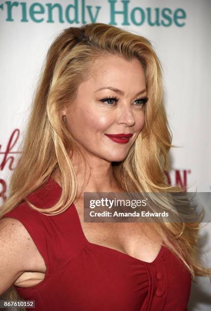 Actress Charlotte Ross arrives at Peggy Albrecht Friendly House's 28th Annual Awards Luncheon at The Beverly Hilton Hotel on October 28, 2017 in...