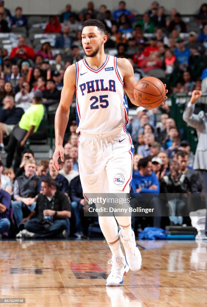 Philadelphia 76ers v Dallas Mavericks