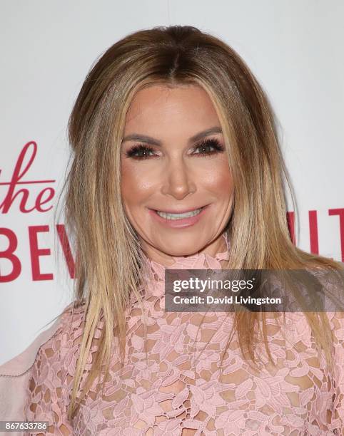 Personality Eden Sassoon attends the Peggy Albrecht Friendly House's 28th annual awards luncheon at The Beverly Hilton Hotel on October 28, 2017 in...