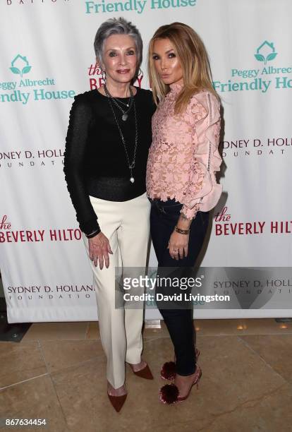 Actress Beverly Adams Sassoon and daughter TV personality Eden Sassoon attend the Peggy Albrecht Friendly House's 28th annual awards luncheon at The...