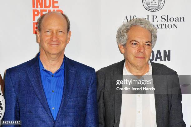 Vice President and director of programs for the Alfred P. Sloan Foundation Doron Weber and director Michael Almereyda attend Sloan Film Summit 2017 -...