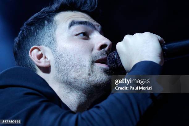 Joe Jonas of the band DNCE performs at the 21st Annual HRC National Dinner at the Washington Convention Center on October 28, 2017 in Washington, DC.