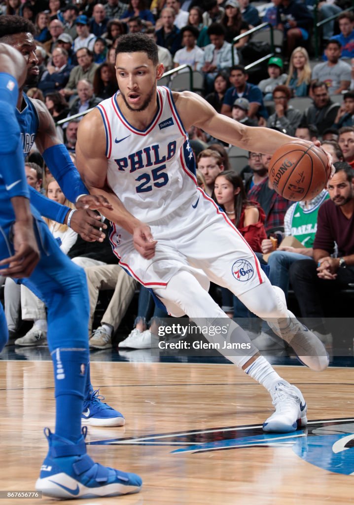 Philadelphia 76ers v Dallas Mavericks