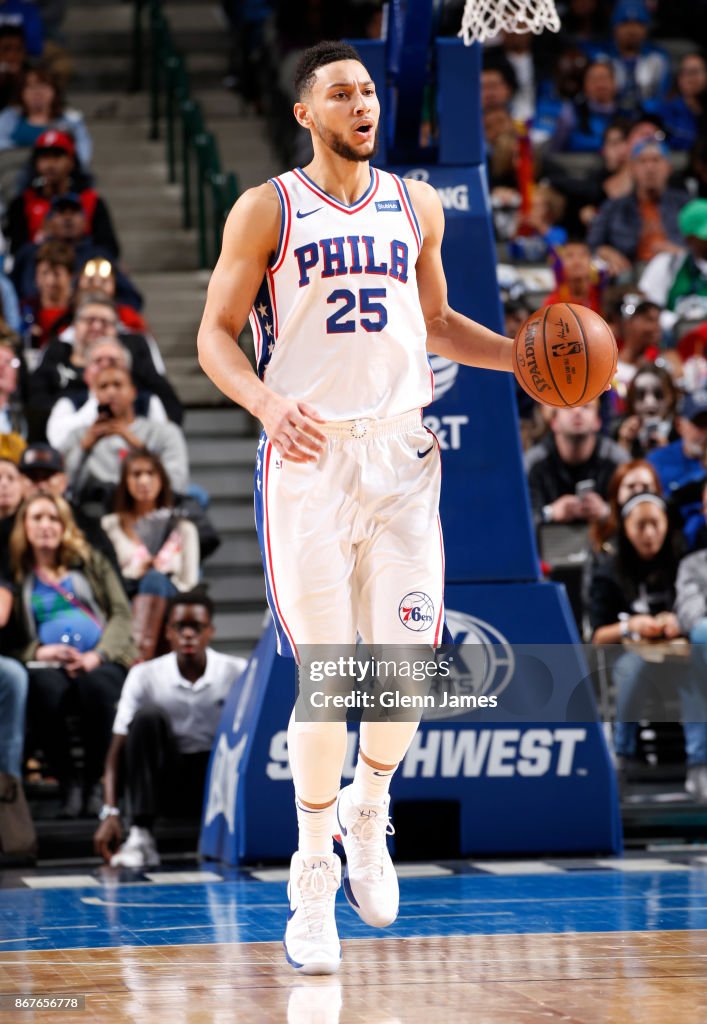 Philadelphia 76ers v Dallas Mavericks