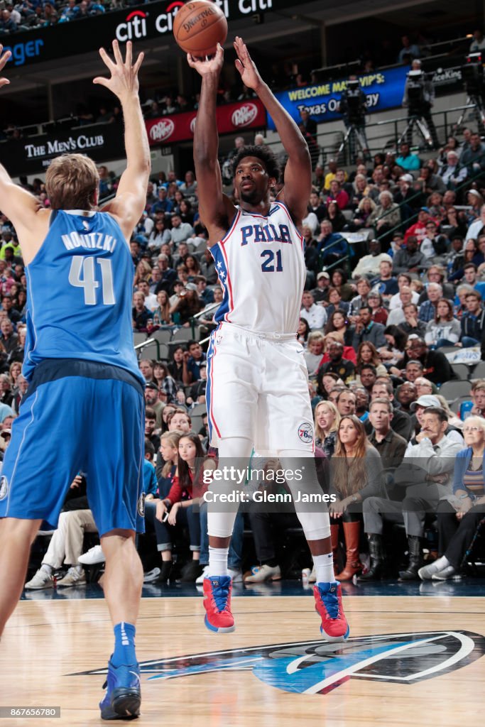 Philadelphia 76ers v Dallas Mavericks