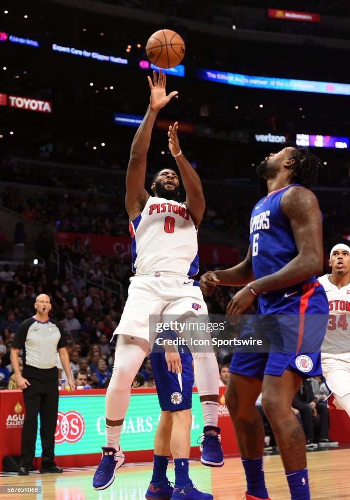 NBA: OCT 28 Pistons at Clippers