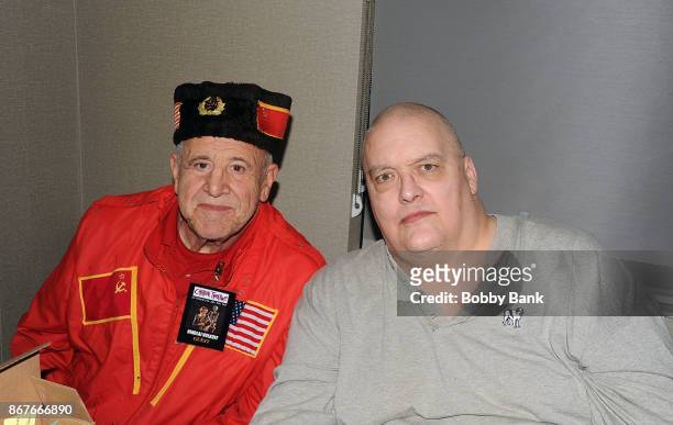 King Kong Bundy and Nikolai Volkoff attend Chiller Theater Expo Winter 2017 at Parsippany Hilton on October 28, 2017 in Parsippany, New Jersey.