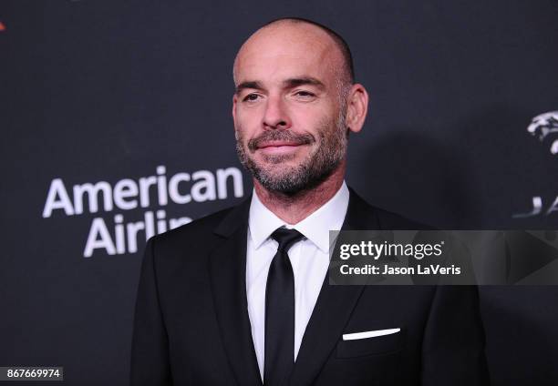 Actor Paul Blackthorne attends the 2017 AMD British Academy Britannia Awards at The Beverly Hilton Hotel on October 27, 2017 in Beverly Hills,...