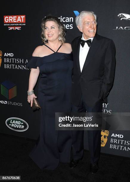 Dick Van Dyke and wife Arlene Silver attend the 2017 AMD British Academy Britannia Awards at The Beverly Hilton Hotel on October 27, 2017 in Beverly...