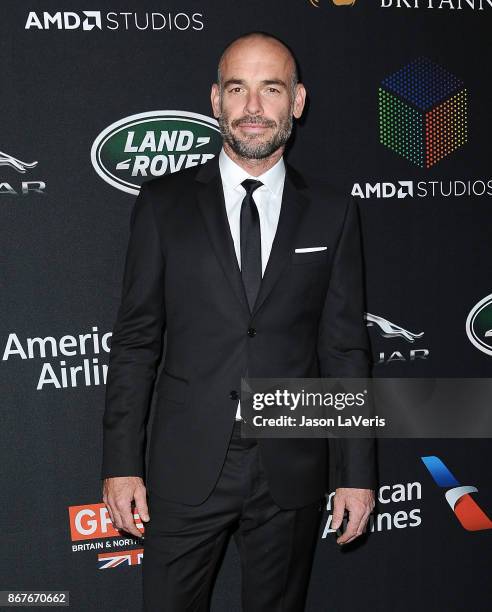 Actor Paul Blackthorne attends the 2017 AMD British Academy Britannia Awards at The Beverly Hilton Hotel on October 27, 2017 in Beverly Hills,...