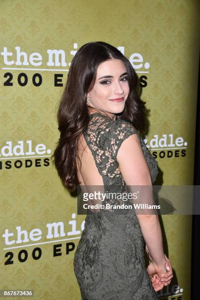 Actor Daniela Bobadilla attends ABC's "The Middle" 200th epidsode celebration at Fig & Olive on October 28, 2017 in West Hollywood, California.
