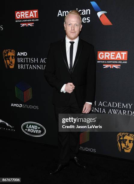 Actor Owain Rhys Davies attends the 2017 AMD British Academy Britannia Awards at The Beverly Hilton Hotel on October 27, 2017 in Beverly Hills,...