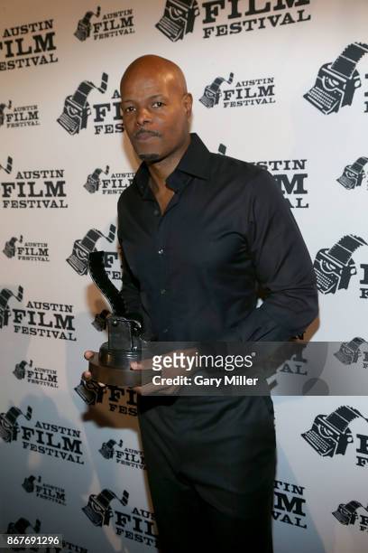 October 28: Keenen Ivory Wayans attends the AFF Awards Luncheon during Austin Film Festival at the Austin Club on October 28, 2017 in Austin, Texas.