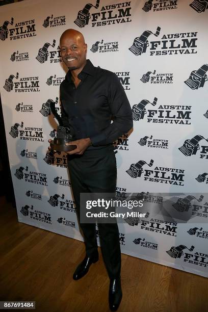 October 28: Keenen Ivory Wayans attends the AFF Awards Luncheon during Austin Film Festival at the Austin Club on October 28, 2017 in Austin, Texas.