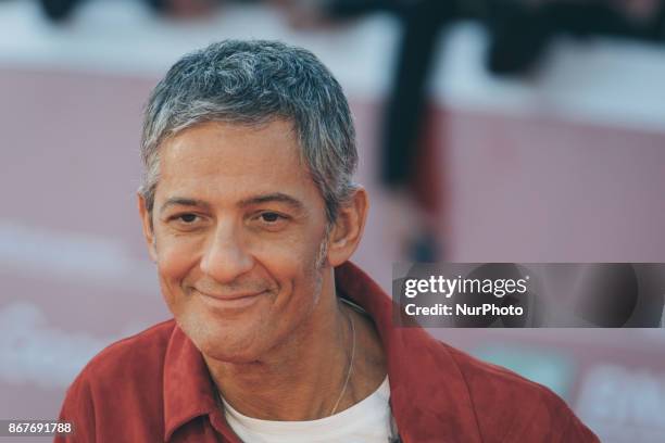 Rosario Fiorello walks a red carpet during the 12th Rome Film Fest at Auditorium Parco Della Musica on October 28, 2017 in Rome, Italy.