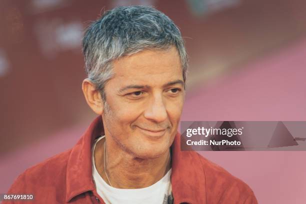 Rosario Fiorello walks a red carpet during the 12th Rome Film Fest at Auditorium Parco Della Musica on October 28, 2017 in Rome, Italy.