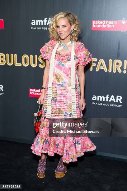 Tory Burch attends 2017 amfAR and The Naked Heart Foundation Fabulous Fund Fair at Skylight Clarkson Sq on October 28, 2017 in New York City.