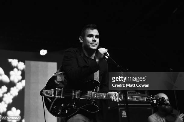 Rostam Batmanglij as Rostam Performs at Growlers 6 at the LA Waterfront on October 28, 2017 in San Pedro, California.